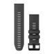 Ремінці для годинника Garmin QuickFit 26 силіконові, графітові 010-13281-09 фото 1