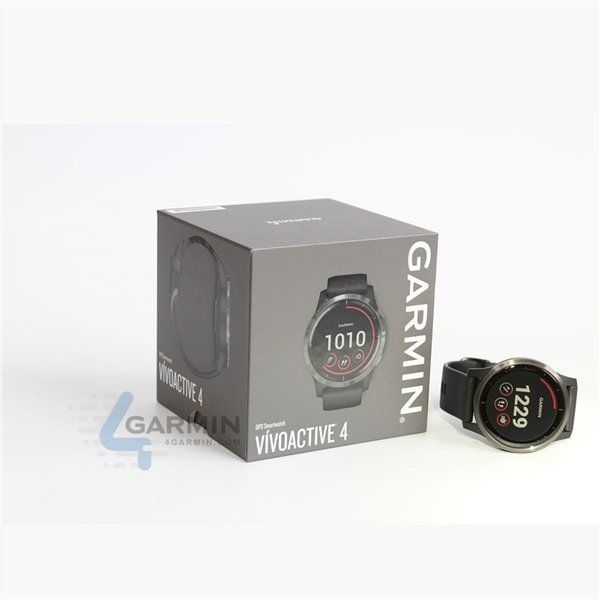 Смарт-часы Garmin vivoactive 4 черные с грифельным безелем 010-02174-13 фото
