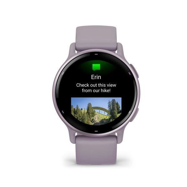 Смарт-часы Garmin vivoactive 5 орхидеевые с безелем металлик 010-02862-13 фото