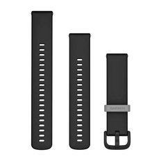Швидкозмінні ремінці Garmin силіконові (20 мм) чорні 010-12932-30 фото