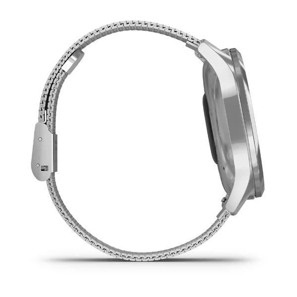 Смарт-часы Garmin vivomove Luxe с серебристыми корпусом и ремешком 010-02241-23 фото