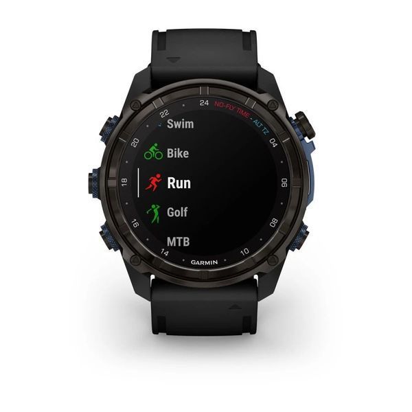 Смарт-годинник Garmin Descent Mk3i (51 мм) карбоново-сірий DLC титановий з чорним силіконовим ремінцем і Descent T2 Transceiver BNDL-DMK3-51CGDT2 фото