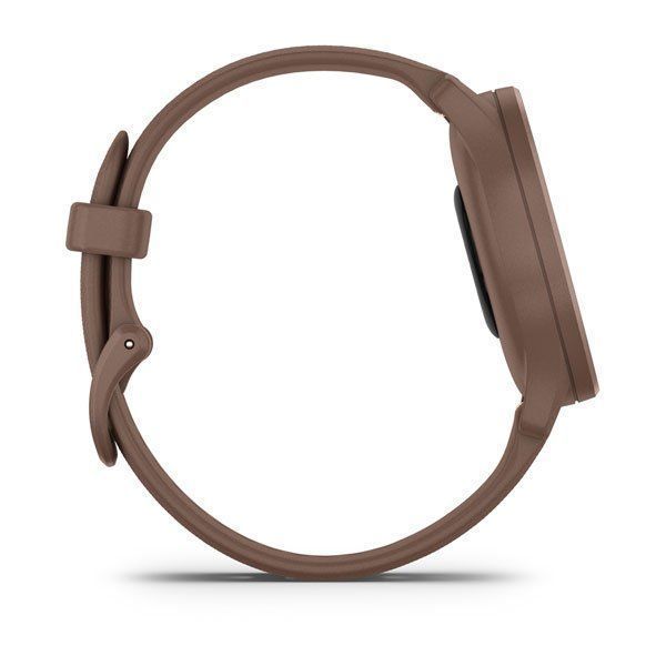Смарт-часы Garmin vivomove Sport цвета какао с силиконовым ремешком и персиково-золотистыми вставками 010-02566-02 фото