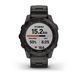 Смарт-часы Garmin fenix 7 Sapphire Solar карбоново-серые титановые DLC с титановим вентилируемым браслетом 010-02540-39 фото 6