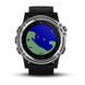Смарт-годинник Garmin Descent Mk1 сріблястий з чорним ремінцем 010-01760-10 фото 3