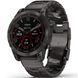 Смарт-часы Garmin fenix 7 Sapphire Solar карбоново-серые титановые DLC с титановим вентилируемым браслетом 010-02540-39 фото 1