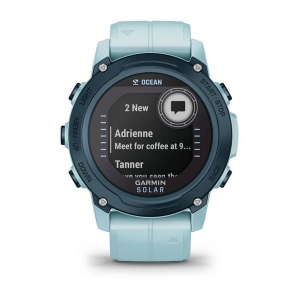 Смарт-годинник Garmin Descent G1 Solar Ocean Edition лазурний 010-02604-04 фото