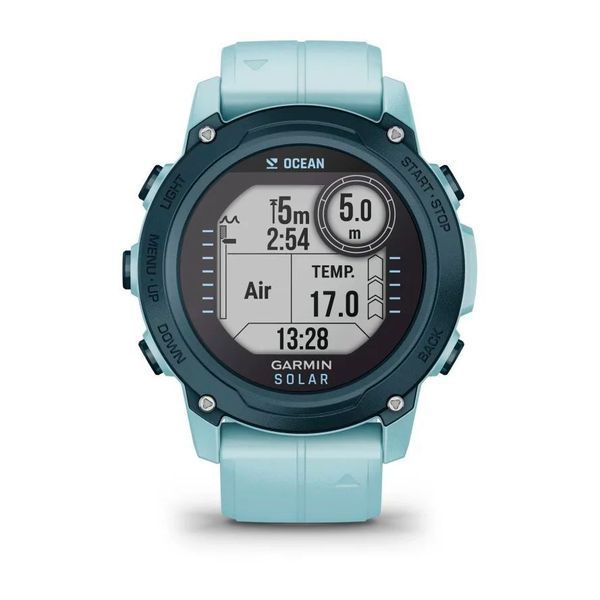Смарт-годинник Garmin Descent G1 Solar Ocean Edition лазурний 010-02604-04 фото