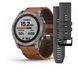 Смарт-часы Garmin fenix 7X Sapphire Solar титановые с каштановым кожаным ремешком 010-02541-19 фото 3