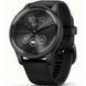 Смарт-годинник Garmin vivomove Trend із грифельним сталевим безелем, чорними корпусом та ремінцем 010-02665-00 фото 1