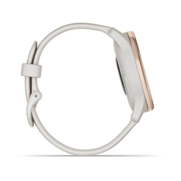 Смарт-часы Garmin vivomove Trend с персиково-золотистым стальным безелем, корпусом и ремешком цвета айвори 010-02665-01 фото