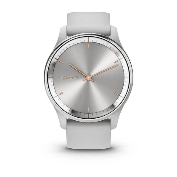 Смарт-годинник Garmin vivomove Trend із сріблястим сталевим безелем, сірими корпусом та ремінцем 010-02665-03 фото