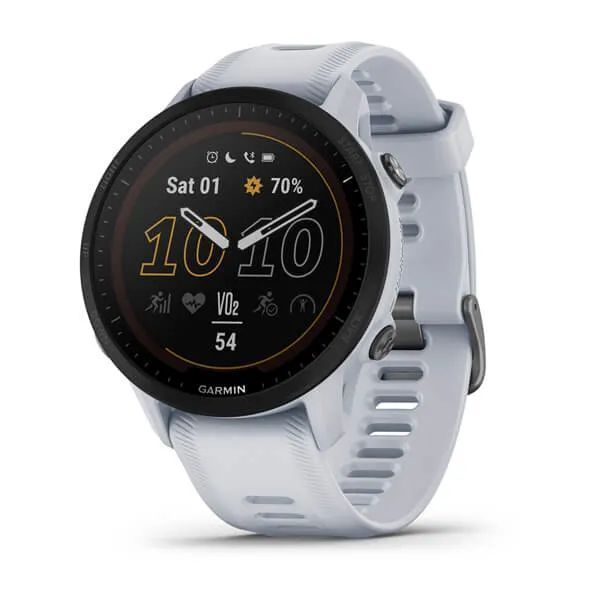 Смарт-годинник Garmin Forerunner 955 Solar білий камінь 010-02638-21 фото