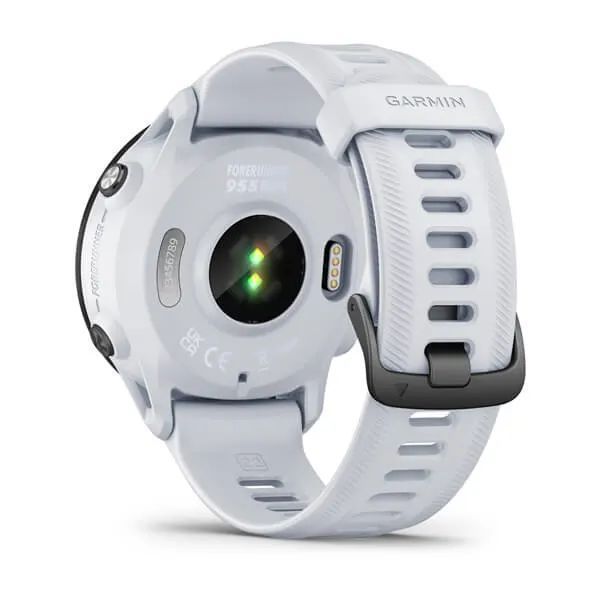 Смарт-годинник Garmin Forerunner 955 Solar білий камінь 010-02638-21 фото