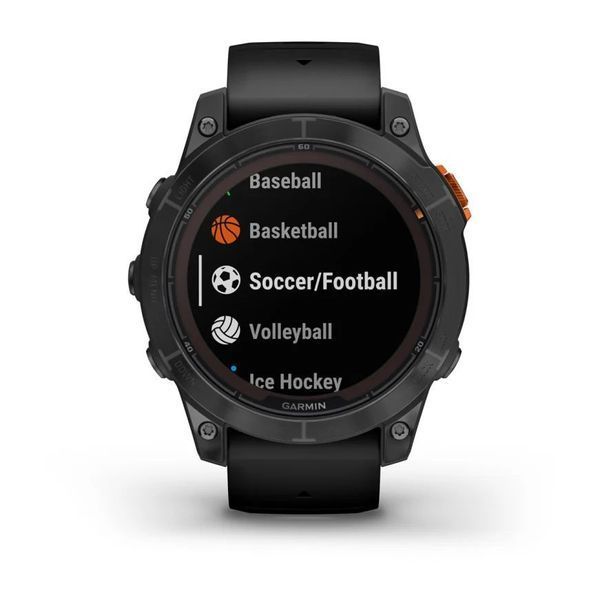Смарт-годинник Garmin fenix 7 Pro Solar Edition сланцево-сірий з чорним ремінцем 010-02777-01 фото