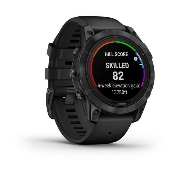 Смарт-годинник Garmin fenix 7 Pro Solar Edition сланцево-сірий з чорним ремінцем 010-02777-01 фото