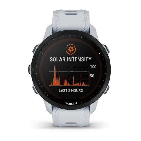 Смарт-годинник Garmin Forerunner 955 Solar білий камінь 010-02638-21 фото