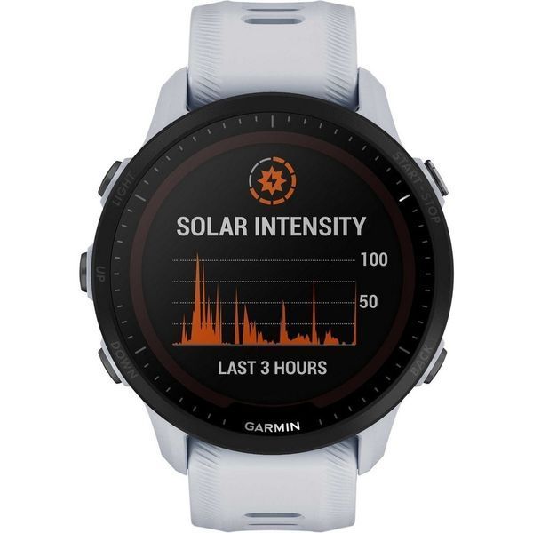 Смарт-годинник Garmin Forerunner 955 Solar білий камінь 010-02638-21 фото
