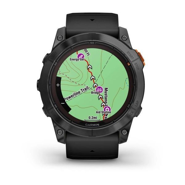 Смарт-годинник Garmin fenix 7X Pro Solar Edition сланцево-сірий з чорним ремінцем 010-02778-01 фото
