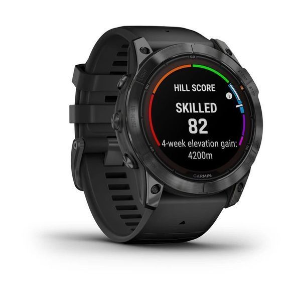Смарт-годинник Garmin fenix 7X Pro Solar Edition сланцево-сірий з чорним ремінцем 010-02778-01 фото
