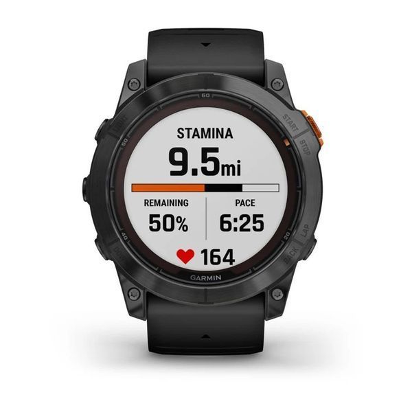 Смарт-годинник Garmin fenix 7X Pro Solar Edition сланцево-сірий з чорним ремінцем 010-02778-01 фото