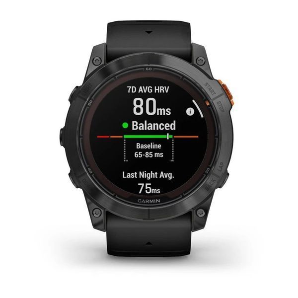 Смарт-годинник Garmin fenix 7X Pro Solar Edition сланцево-сірий з чорним ремінцем 010-02778-01 фото