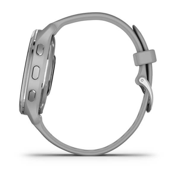 Смарт-часы Garmin Venu 2 Plus серые с серебристым безелем и силиконовым ремешком 010-02496-10 фото