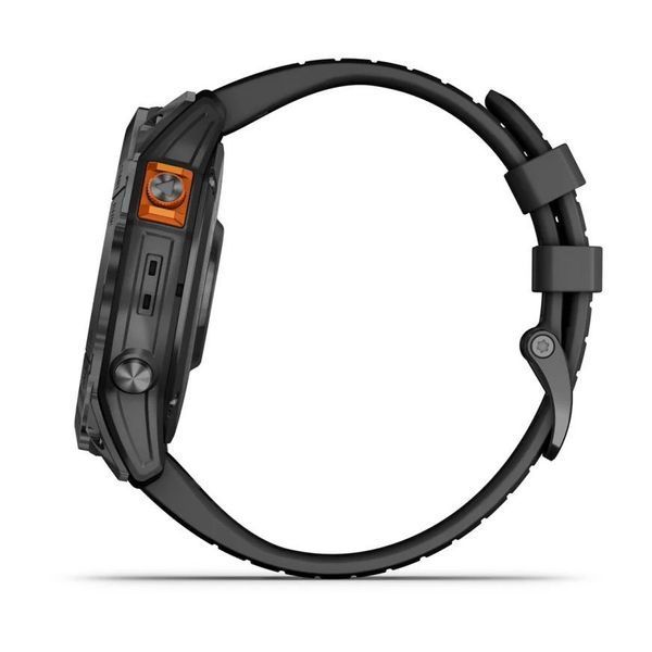 Смарт-годинник Garmin fenix 7X Pro Solar Edition сланцево-сірий з чорним ремінцем 010-02778-01 фото