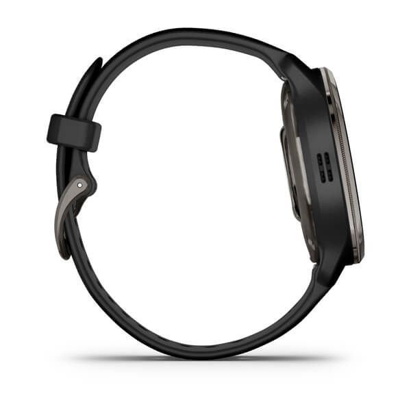 Смарт-годинник Garmin Venu 2 Plus чорний з графітовим безелем і силіконовим ремінцем 010-02496-11 фото