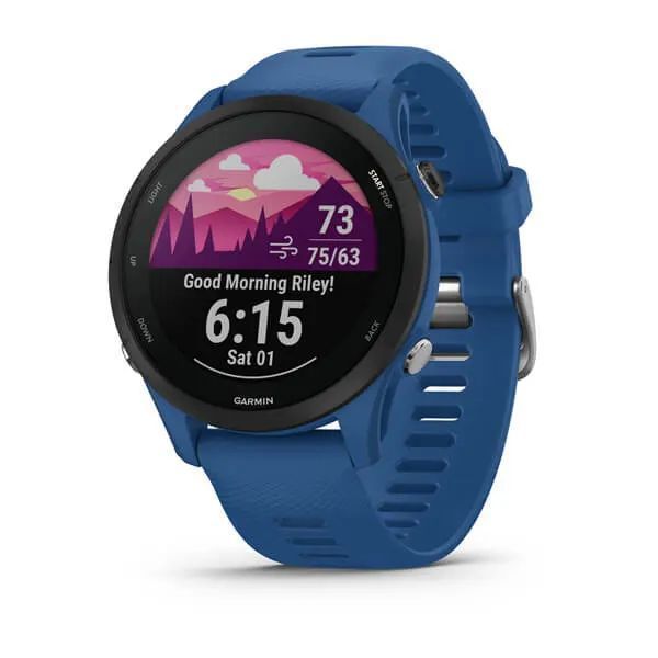 Смарт-годинник Garmin Forerunner 255 синій приплив 010-02641-11 фото
