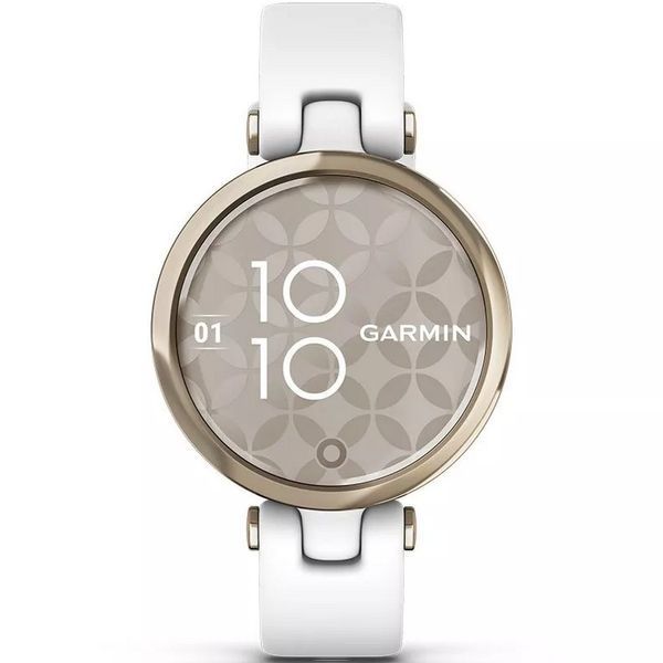 Смарт-часы Garmin Lily Sport с кремово-золотистым безелем, белым корпусом и силиконовым ремешком 010-02384-10 фото