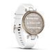 Смарт-часы Garmin Lily Sport с кремово-золотистым безелем, белым корпусом и силиконовым ремешком 010-02384-10 фото 4