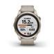 Смарт-часы Garmin fenix 7S Pro Sapphire Solar Edition нежно-золотистые с кожаным ремешком цвета известняка 010-02776-30 фото 9