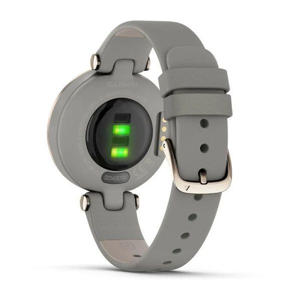 Смарт-часы Garmin Lily Classic с кремово-золотистым безелем, серым корпусом и итальянским кожаным ремешком 010-02384-B2 фото
