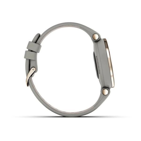 Смарт-часы Garmin Lily Classic с кремово-золотистым безелем, серым корпусом и итальянским кожаным ремешком 010-02384-B2 фото