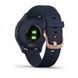 Смарт-годинник Garmin vivomove 3S з рожево-золотистим безелем та темно-синім ремінцем 010-02238-23 фото 3