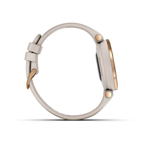 Смарт-часы Garmin Lily Sport с розово-золотистым безелем, светло-песочным корпусом и силиконовым ремешком 010-02384-11 фото
