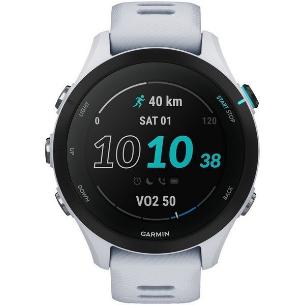 Смарт-часы Garmin Forerunner 255 Music белый камень 010-02641-31 фото