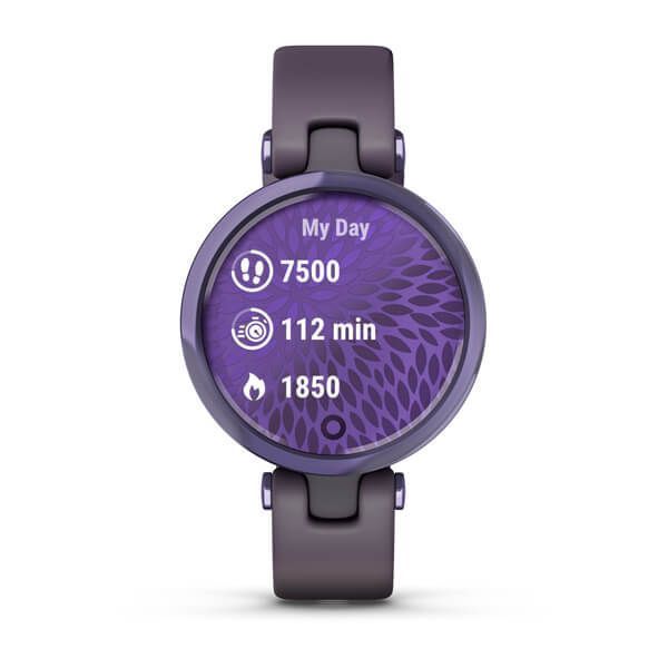 Смарт-часы Garmin Lily Sport с фиолетовым безелем, насыщенно-фиолетовым корпусом и силиконовым ремешком 010-02384-12 фото