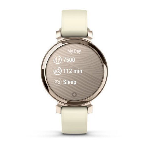 Смарт-часы Garmin Lily 2 кремово-золотистые с кокосовым силиконовым ремешком 010-02839-00 фото