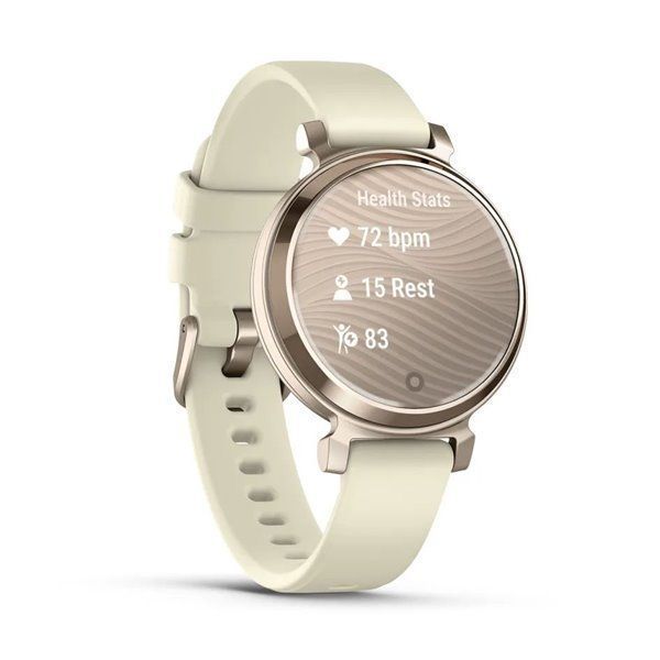 Смарт-часы Garmin Lily 2 кремово-золотистые с кокосовым силиконовым ремешком 010-02839-00 фото