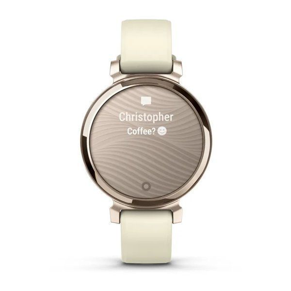Смарт-часы Garmin Lily 2 кремово-золотистые с кокосовым силиконовым ремешком 010-02839-00 фото