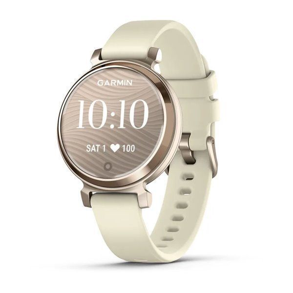 Смарт-часы Garmin Lily 2 кремово-золотистые с кокосовым силиконовым ремешком 010-02839-00 фото