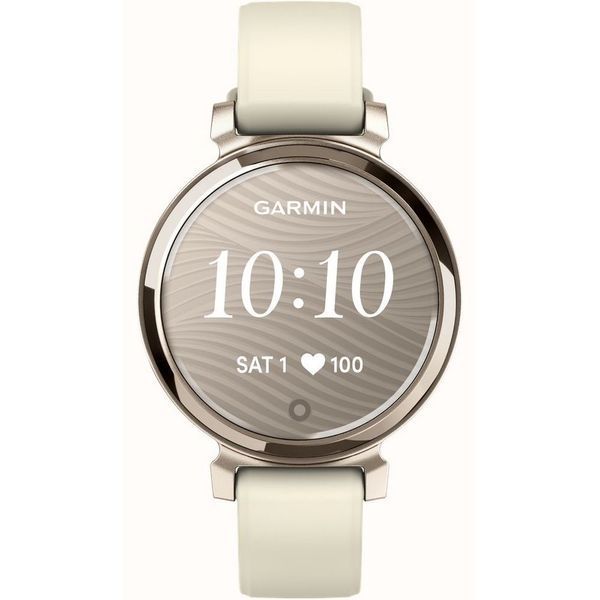 Смарт-часы Garmin Lily 2 кремово-золотистые с кокосовым силиконовым ремешком 010-02839-00 фото