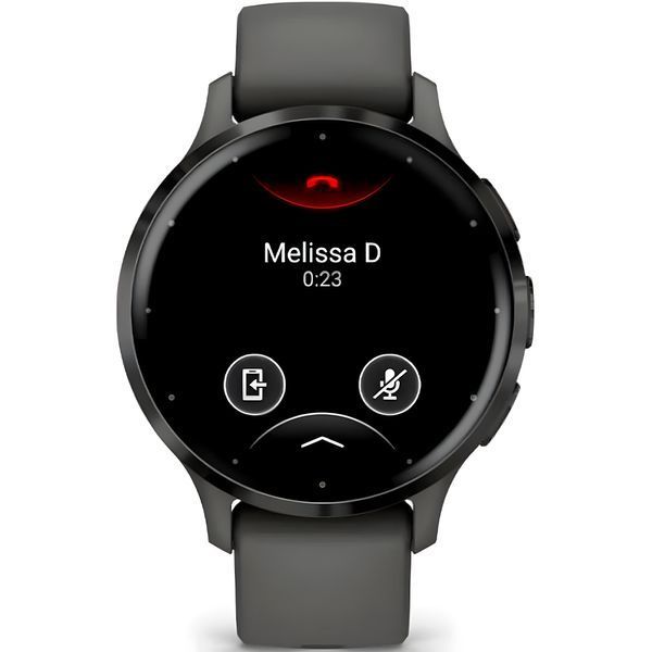 Смарт-часы Garmin Venu 3s серые со сланцевым стальным безелем и силиконовым ремешком 010-02785-00 фото