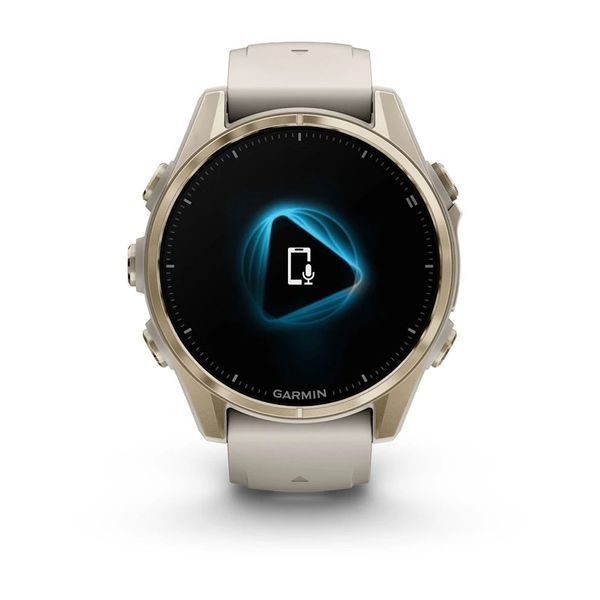 Смарт-годинник Garmin fenix 8 AMOLED (43 мм) Sapphire золотистий/туманно-сірий пісочний 010-02903-11 фото