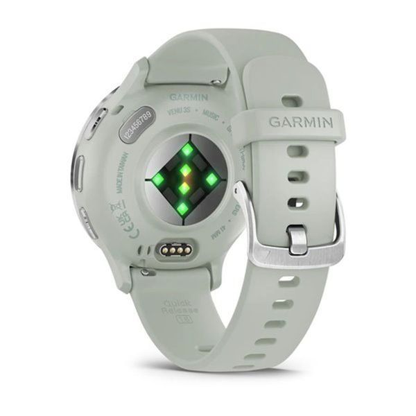 Смарт-часы Garmin Venu 3s шалфейно-серые с серебристым стальным безелем и силиконовым ремешком 010-02785-01 фото