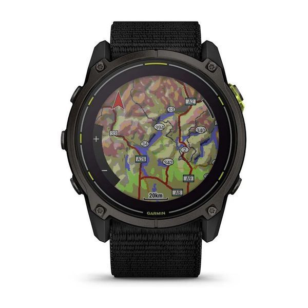 Смарт-часы Garmin Enduro 3 с черным нейлоновым ремешком 010-02751-01 фото