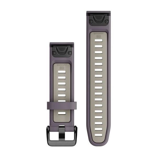 Ремешки для часов Garmin QuickFit 20 силиконовые орхидеевые/светло-песочные 010-13279-06 фото