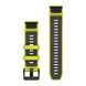 Ремешки для часов Garmin QuickFit 22 силиконовые ярко-желтые/графитовые 010-13392-08 фото 2